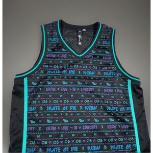 VTG 2008 KR3W Terry Kennedy "Skate or Die Live in Concert" Full Print Jersey-M-